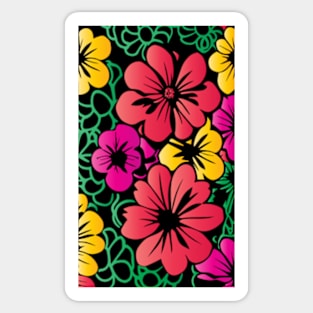 Bright Pretty Flowers Sticker